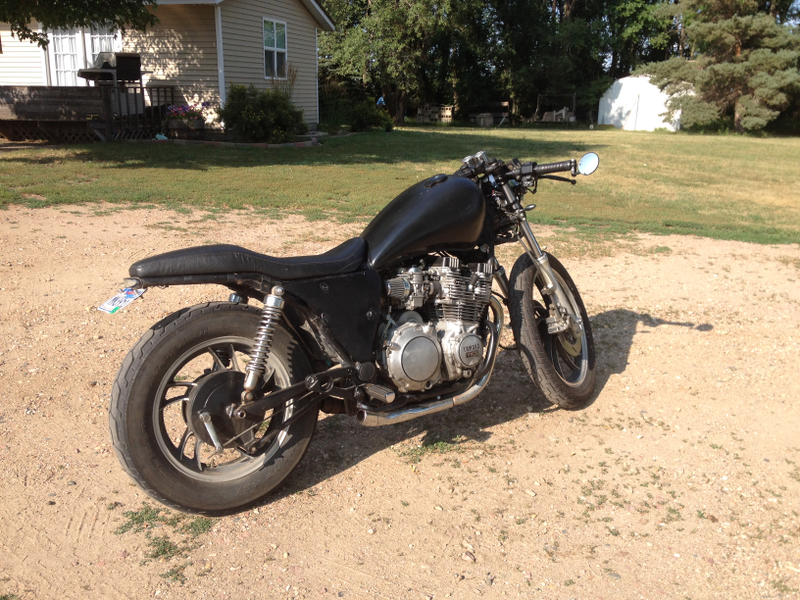 Bike before side panel removal.